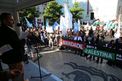 Solidariedade com a Palestina em Lisboa_2